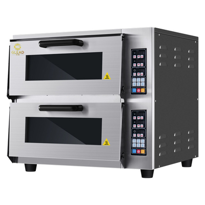 পেইন্টিং 220-240V 50HZ সহ 2-স্তর পিজা / রুটি বেকিং সরঞ্জাম