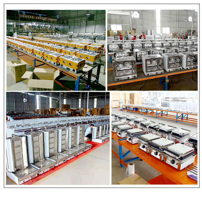 ইলেকট্রিক রেস্টুরেন্ট রান্না সরঞ্জাম 29KW পাওয়ার স্টেইনলেস স্টীল GL-TT-6 মডেল