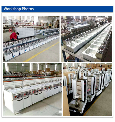 29KW বৈদ্যুতিক রান্নার সরঞ্জাম স্টেইনলেস স্টিল 176kg ওজনওভেন সহ বৈদ্যুতিক 6 গরম প্লেট কুকার ((চতুর্ভুজ)