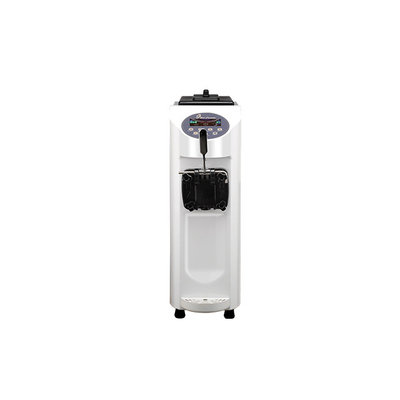 ইলেকট্রিক পাওয়ার স্টেইনলেস স্টীল বেস 220V 50/60HZ সঙ্গে আইসক্রিম মেশিন
