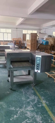 মার্বেল বেস গ্যাস বাণিজ্যিক বেকিং সরঞ্জাম 3N-380V/50Hz কনভেয়র চুলা 0-400.C তাপমাত্রা