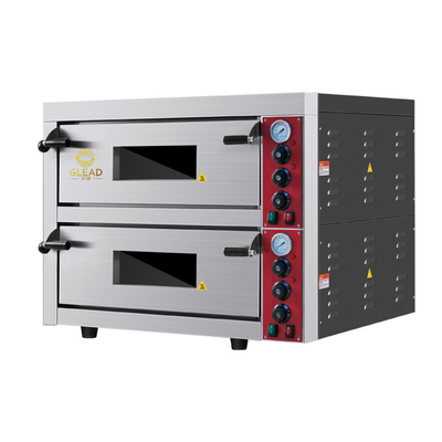 বাণিজ্যিক পিৎজা বেকিং ওভেন 9kW পাওয়ার 3N-380V/220-240V ভোল্টেজ 115KG ওজন।