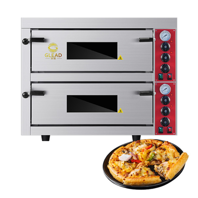 বাণিজ্যিক পিৎজা বেকিং ওভেন 9kW পাওয়ার 3N-380V/220-240V ভোল্টেজ 115KG ওজন।