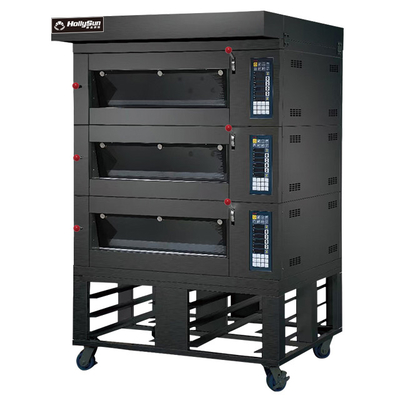 ক্ষমতা বৈদ্যুতিক পিৎজা বেকিং ওভেন 20.7kw বাণিজ্যিক সরঞ্জাম 6 ট্রে 380V 50HZ