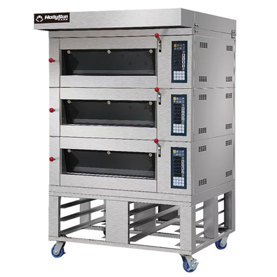 ক্ষমতা বৈদ্যুতিক পিৎজা বেকিং ওভেন 20.7kw বাণিজ্যিক সরঞ্জাম 6 ট্রে 380V 50HZ