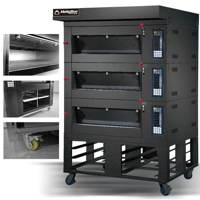 দক্ষতা বৈদ্যুতিক পিৎজা বেকিং ওভেন 20.7kw 380V বাণিজ্যিক রান্নাঘর সরঞ্জাম