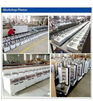 ভারী দায়িত্ব 5kw বৈদ্যুতিক রেস্টুরেন্ট রান্না সরঞ্জাম ভলিউম খাদ্য উত্পাদন জন্য