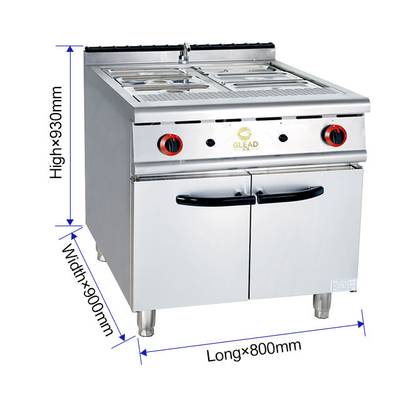গ্যাস খরচ জন্য গ্যাস রান্না সরঞ্জাম 1.58/2.28Kg/h LPG/NG