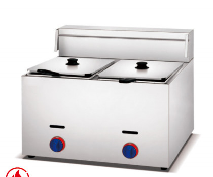 বাণিজ্যিক গ্যাস ফ্রিজার 2 বার্নার সঙ্গে 11.2kw পাওয়ার R1 3/4 গ্যাস সংযোগ