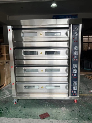 485g গ্যাস ডেক ওভেন বেকারি / খাদ্য উৎপাদনের জন্য 0.3KW পাওয়ার 220V50HZ ভোল্টেজ