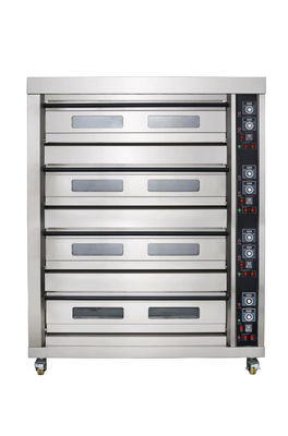 485g গ্যাস ডেক ওভেন বেকারি / খাদ্য উৎপাদনের জন্য 0.3KW পাওয়ার 220V50HZ ভোল্টেজ