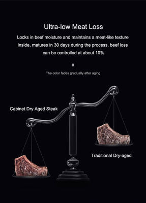 168L হোটেল রেফ্রিজারেটর কালো শেল 160W কম্প্রেসার এয়ার কুলিং একক তাপমাত্রা জোন সহজ রক্ষণাবেক্ষণ