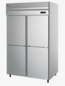 শিল্প হিমায়ন সরঞ্জাম 220V 50Hz তাপমাত্রা 2C-8C মডুলার GN1/1 প্যান সহ হিমায়িত ক্যাবিনেট