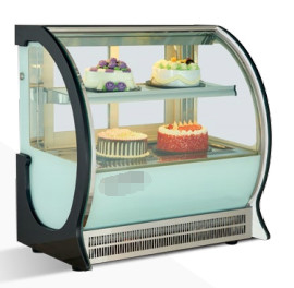 220V/50Hz আইসোলেটেড গ্লাস ফ্রন্ট মিনি কেক শোকেস