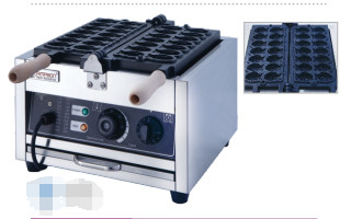 বৈদ্যুতিক ওয়েফেল মেকার 1.6KW 220-240V পারফেক্ট ব্রাউন ওয়েফেলের জন্য বাণিজ্যিক বেকিং সরঞ্জাম