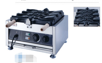 220-240V/50-60HZ পেশাদার ওয়েফেল মেকার তাপমাত্রা পরিসীমা 50-300 সেলসিয়াস