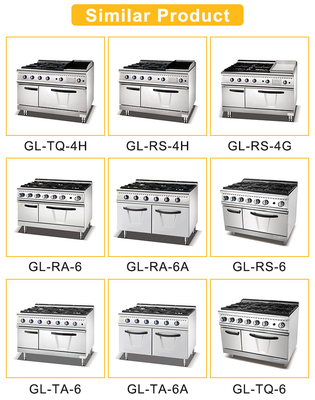 800*708* 850 100 বাণিজ্যিক হোটেল সরঞ্জাম 3.5kw×2 /5kw×2 এলপিজি/এনজি শক্তি 120 ̊330C তাপমাত্রা নিয়ন্ত্রণ