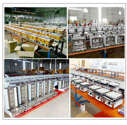 শক্তিশালী বাণিজ্যিক হোটেল সরঞ্জাম জ্বলছে 4pcs সঙ্গে তাপমাত্রা নিয়ন্ত্রণ পরিসীমা 120 ¢ 330C