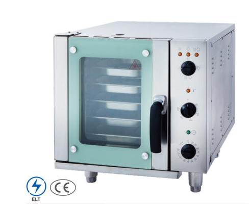 স্টেইনলেস স্টীল কম্বি স্টিম ওভেন সিলভার 220V-240V 25-250°C উচ্চতর রোস্টিং এবং স্টিমিং জন্য