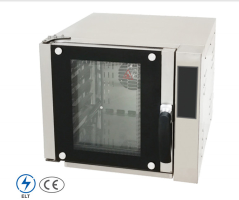 স্টেইনলেস স্টীল কম্বি স্টিম ওভেন সিলভার 220V-240V 25-250°C উচ্চতর রোস্টিং এবং স্টিমিং জন্য