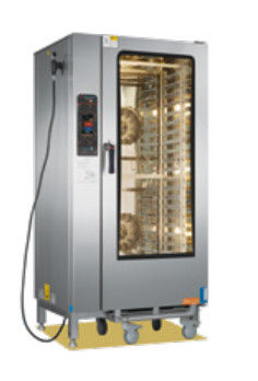 স্টেইনলেস স্টীল কম্বি বাষ্প চুলা 220V-240V রস্টিং স্টিমিং সরঞ্জাম সামঞ্জস্যযোগ্য তাপমাত্রা সঙ্গে