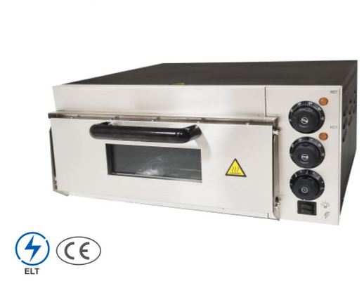 220V-240V ভোল্টেজে সুনির্দিষ্ট বেকিংয়ের জন্য বাণিজ্যিক গ্রেড স্টেইনলেস স্টীল পিৎজা ওভেন