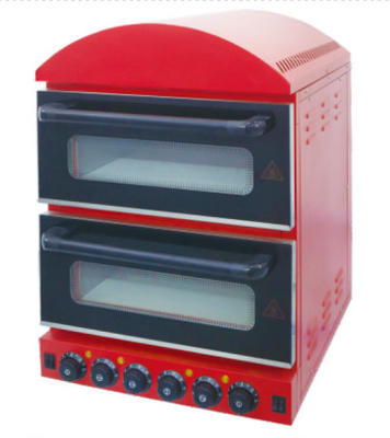 স্টেইনলেস স্টীল 220V-240V পিজা ওভেন 50-300.C টেম্প বেকিং জন্য যান্ত্রিক নিয়ন্ত্রণ প্যানেল
