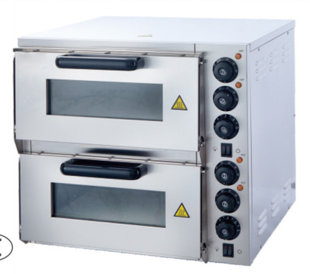 স্টেইনলেস স্টীল 220V-240V পিজা ওভেন 50-300.C টেম্প বেকিং জন্য যান্ত্রিক নিয়ন্ত্রণ প্যানেল