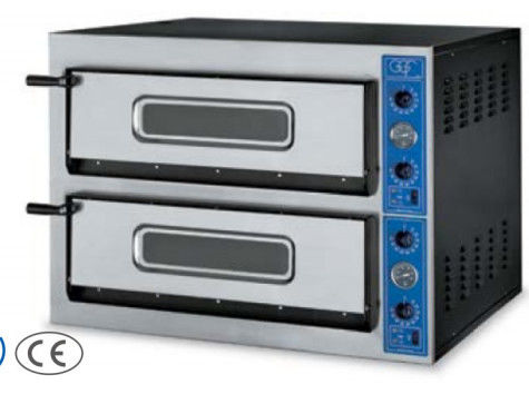 স্টেইনলেস স্টীল পিৎজা ওভেন মেকানিক্যাল কন্ট্রোল প্যানেল বেকিং ফাংশন সিলভার ফিনিস