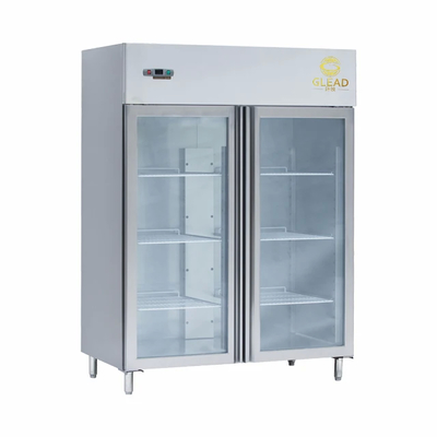 1650W ইতালিয়ান প্যান 18pcs গ্লাস আইসক্রিম প্রদর্শন জন্য বায়ুচলাচল শিল্প হিমায়ন সরঞ্জাম