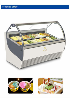 ইতালীয় 18-প্যান শিল্প শীতল স্টোরেজ -16.C~-18.C তাপমাত্রা বায়ুচলাচল শীতল সিস্টেম 220-240V পাওয়ার