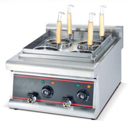 স্টেইনলেস স্টিল সিলভার পাস্তা কুকার 220V-240V ডিজিটাল কন্ট্রোল প্যানেল সহ
