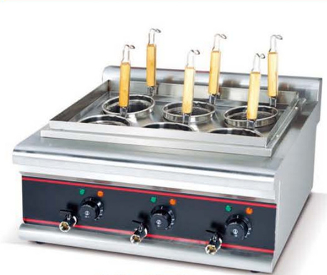 স্টেইনলেস স্টিল সিলভার পাস্তা কুকার 220V-240V ডিজিটাল কন্ট্রোল প্যানেল সহ