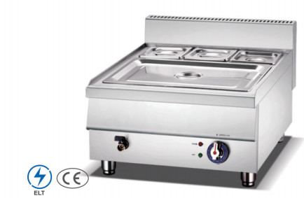 220-240v 50hz সিলভার Bain Marie 0.C~100.C তাপমাত্রা নিয়ন্ত্রিত গরম ফাংশন সঙ্গে