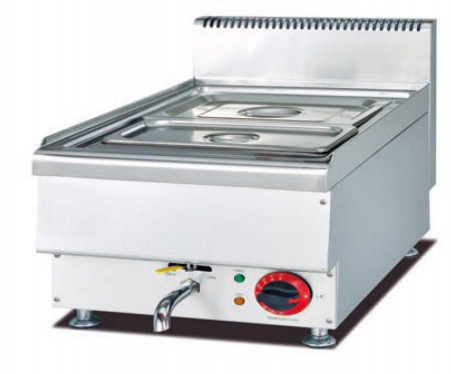 220-240v 50hz সিলভার Bain Marie 0.C~100.C তাপমাত্রা নিয়ন্ত্রিত গরম ফাংশন সঙ্গে