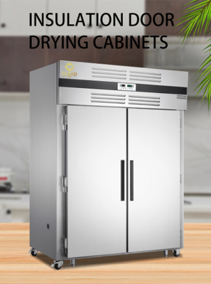 শিল্প হিমায়ন 600L গরম বায়ু 40-65C এবং বায়ু শীতল 10-20C প্রযুক্তি সঙ্গে শুকানোর ক্যাবিনেট