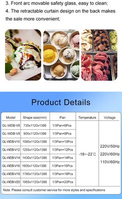 2200W শিল্প শীতল সরঞ্জাম 220-240V 2N-50HZ মডেল আকার 750*938*1418mm