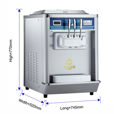 1.7kW ইন্ডাস্ট্রিয়াল রেফ্রিজারেশন ইউনিট জন্য 2x5.8L হপার 12-18kg/h উৎপাদন হার 220-240V ভোল্টেজ
