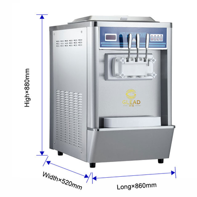 1.7kW ইন্ডাস্ট্রিয়াল রেফ্রিজারেশন ইউনিট জন্য 2x5.8L হপার 12-18kg/h উৎপাদন হার 220-240V ভোল্টেজ