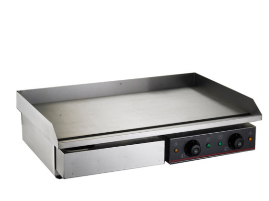 220-240v 50hz সিলভার গ্রিডল রেস্টুরেন্ট রান্নার সরঞ্জাম তাপমাত্রা নিয়ন্ত্রণের জন্য