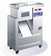 স্টেইনলেস স্টীল মাংস কাটার 0.75KW পাওয়ার এবং 3.5-5 মিমি কাটিং ব্লেড মাংস কাটার