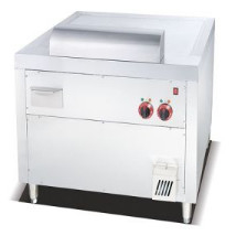 লোহা সিলভার জাপানি শৈলী গ্যাস Teppanyaki মেশিন এলপিজি গ্যাস জন্য