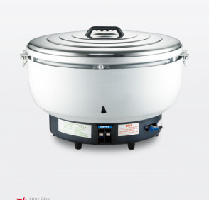220V 25L ব্ল্যাক ইলেকট্রিক রাইস কুকার 0-100.C তাপ নিয়ন্ত্রণ সহ
