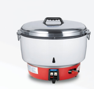 220V 25L ব্ল্যাক ইলেকট্রিক রাইস কুকার 0-100.C তাপ নিয়ন্ত্রণ সহ