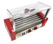 240V / 50HZ হট ডগ গ্রিল মেশিন 5/7/9 রোলস স্বাধীন তাপমাত্রা নিয়ন্ত্রণের সাথে নিখুঁত গরম গ্রিল জন্য