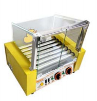240V / 50HZ হট ডগ গ্রিল মেশিন 5/7/9 রোলস স্বাধীন তাপমাত্রা নিয়ন্ত্রণের সাথে নিখুঁত গরম গ্রিল জন্য