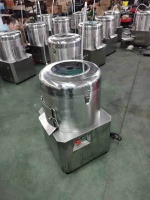 স্টেইনলেস স্টীল আলু মেশিন 1.5kw 150min/r ঘূর্ণন গতি 400KG/H ক্ষমতা