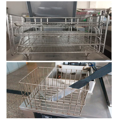 বাণিজ্যিক রান্নাঘর চিকেন ফ্রাইয়ার 25L ক্ষমতা 13.5 Kw শক্তি যান্ত্রিক প্যানেল তেল ফিল্টার 135Kg