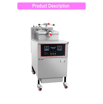 25L ইলেক্ট্রো তাপীয় চাপ ফ্রাইড চিকেন মেশিন 13.5 Kw তেল ফিল্টার হোটেল সরঞ্জাম