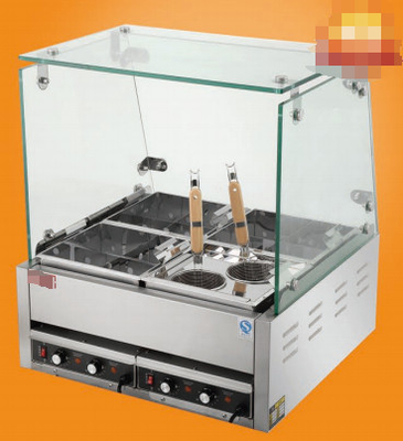 স্টেইনলেস স্টীল ক্যান্টো কুকার 9KW 220V 50-60HZ ফুটন্ত ফাংশন চার / ছয় / আট বাক্স